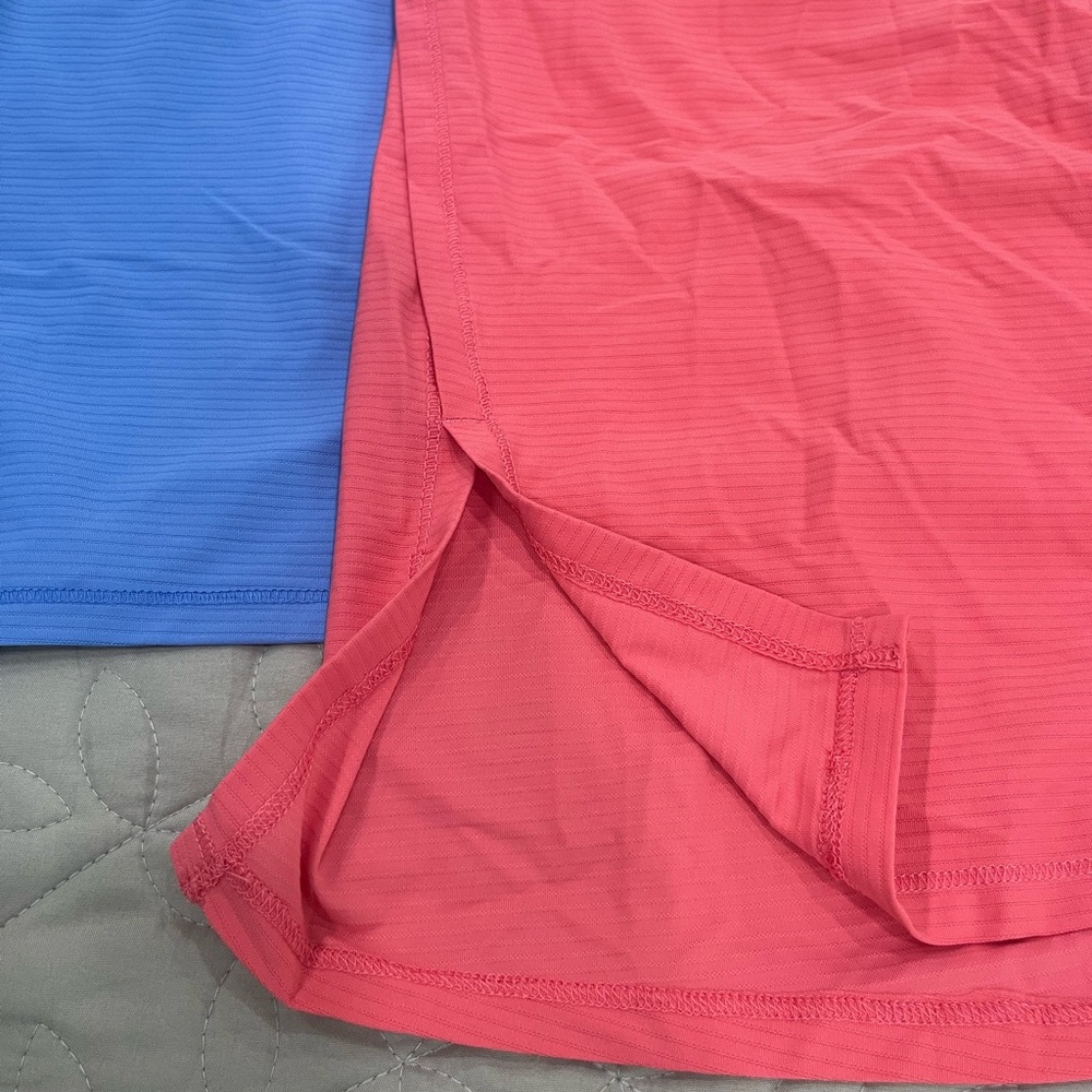 RBX Coral and Blue Sleeveless Tank Tops - Picture 5 of 6
